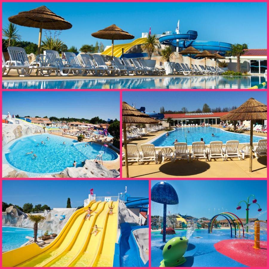 Mobilhome 2Ch Climatise-Terrasse Fermee-4 Velos-Camping 4 Etoiles Les Charmettes Les Mathes Bagian luar foto