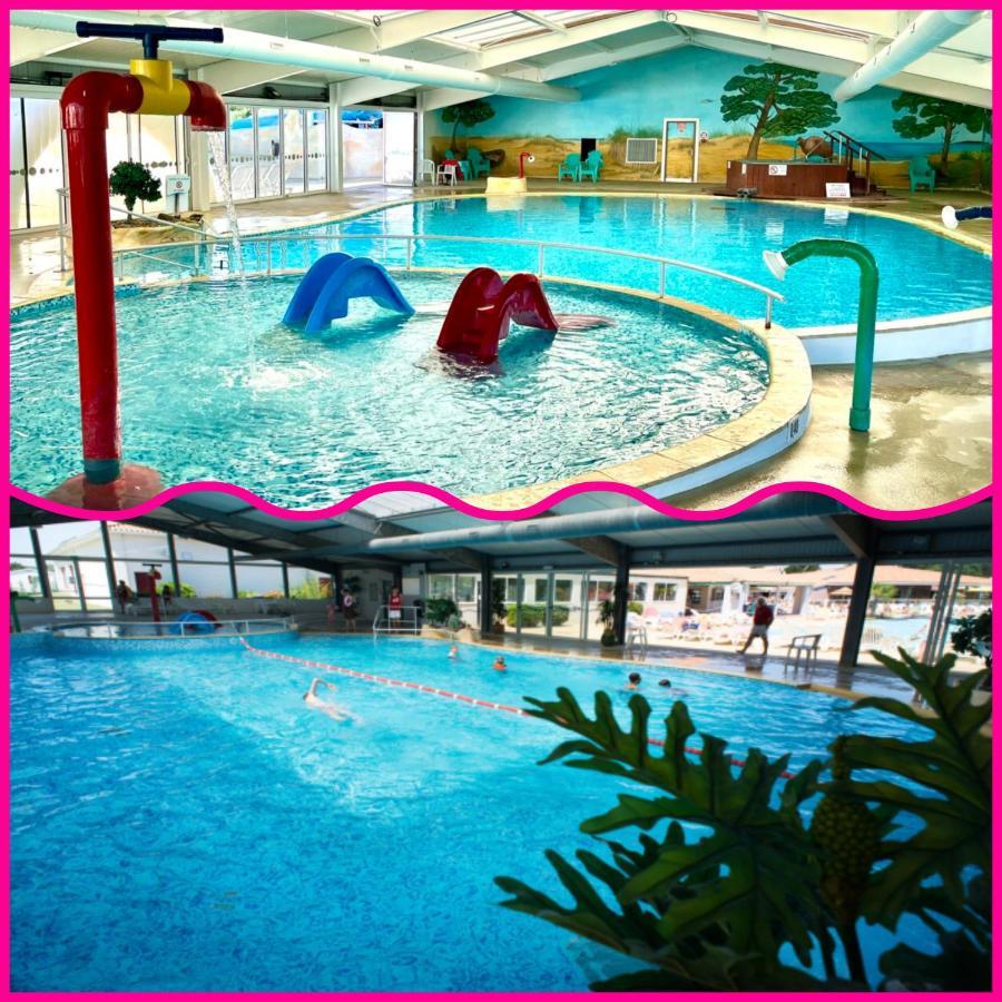 Mobilhome 2Ch Climatise-Terrasse Fermee-4 Velos-Camping 4 Etoiles Les Charmettes Les Mathes Bagian luar foto